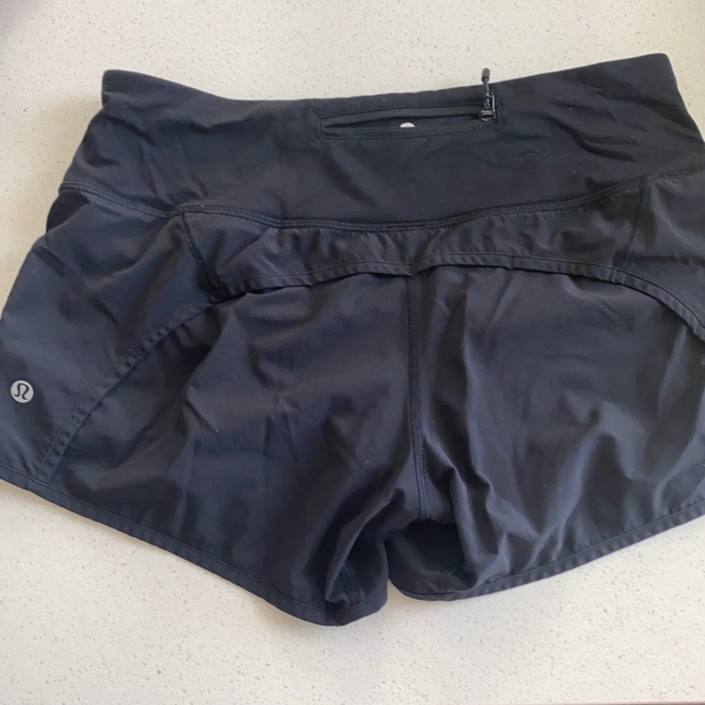 Black lululemon shorts